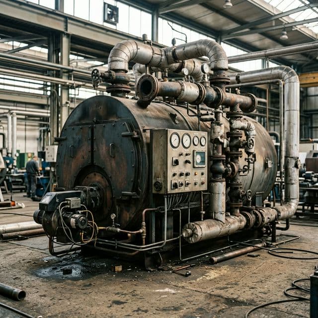 החלפת מחוללי קיטור ברשת מכבסות